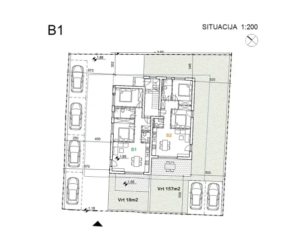 Prodej bytu 3+kk, Brodarica, Chorvatsko, 72 m2