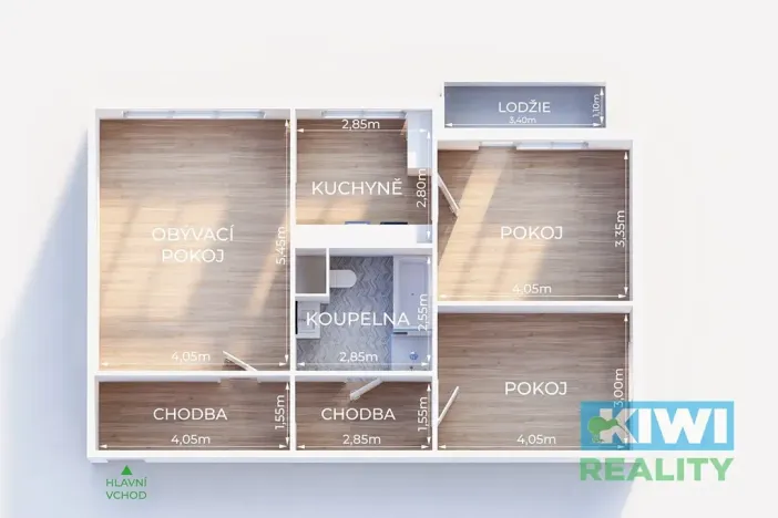 Prodej bytu 3+1, Frýdek-Místek, Dr. M. Tyrše, 74 m2