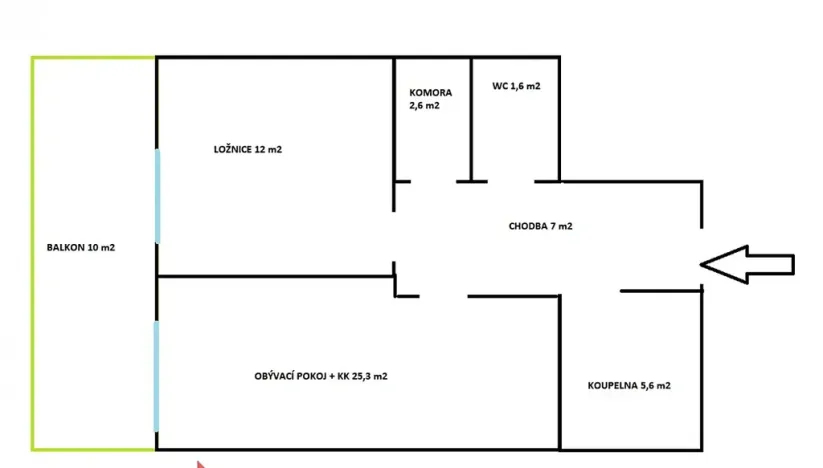 Pronájem bytu 2+kk, Plzeň, Halštatská, 70 m2