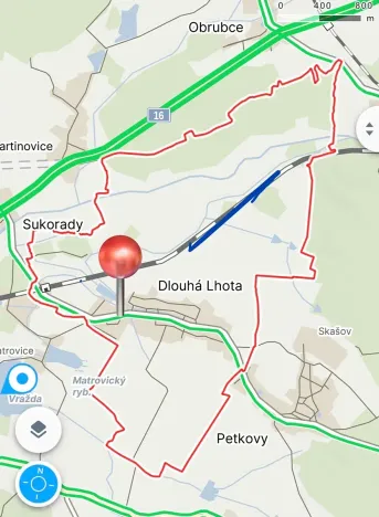 Prodej pozemku pro bydlení, Dlouhá Lhota, 3560 m2