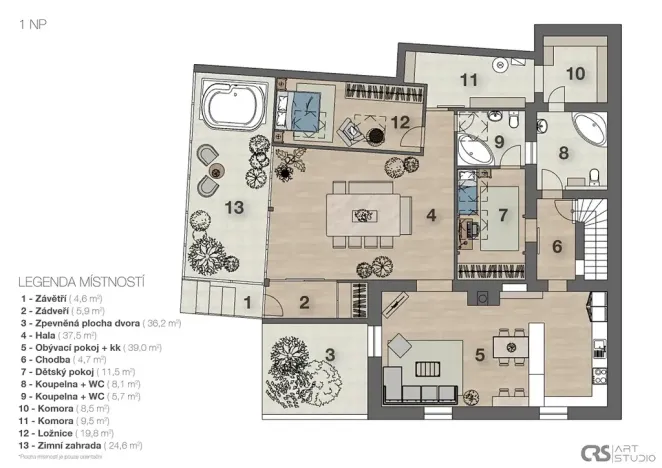 Prodej rodinného domu, Mladá Boleslav, Koněvova, 236 m2