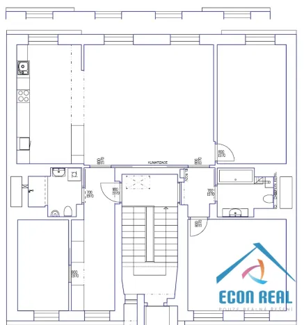 Pronájem bytu 4+kk, Praha - Libeň, Na rozcestí, 128 m2