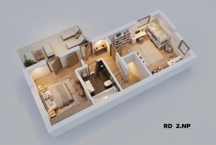 Prodej rodinného domu, Praha - Hostavice, U Hostavického potoka, 92 m2