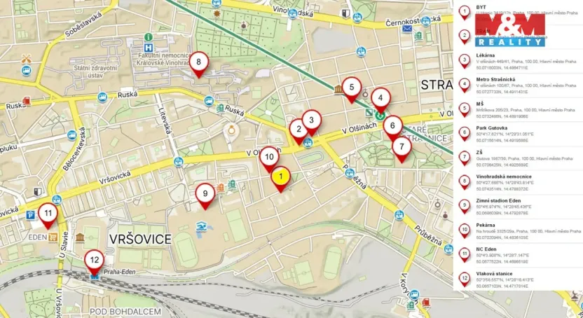 Pronájem bytu 5+kk, Praha, U hranic, 150 m2