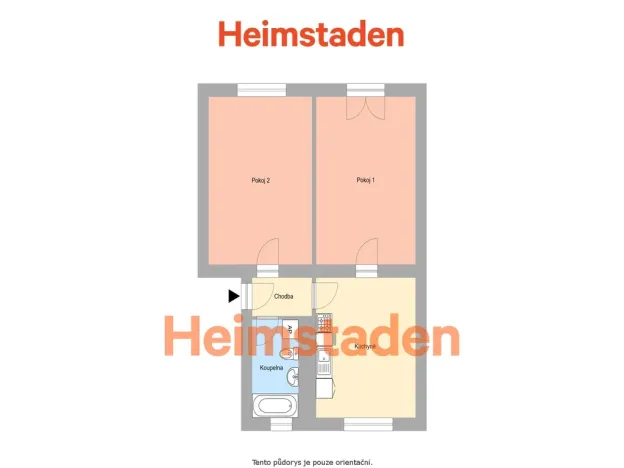 Pronájem bytu 2+1, Havířov - Šumbark, Jarošova, 48 m2