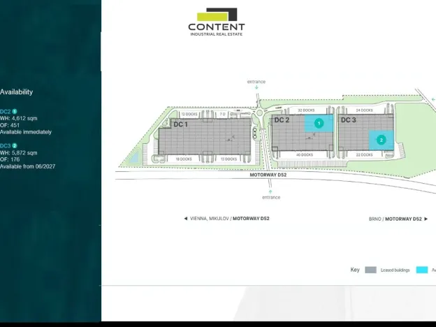 Pronájem výrobních prostor, Syrovice, 5872 m2