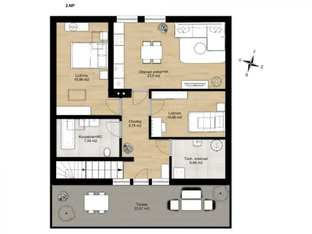 Prodej bytu 5+kk, Chocerady, 189 m2