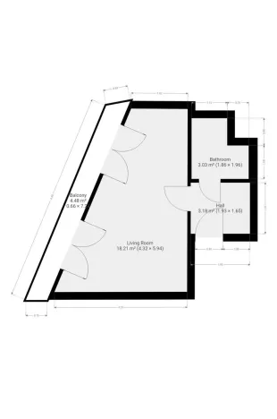 Pronájem bytu 1+kk, Praha - Zličín, Sazovická, 26 m2
