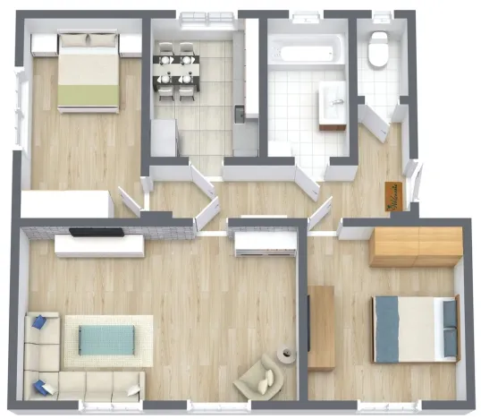 Prodej bytu 3+1, Ústí nad Labem - Bukov, Kosmova, 77 m2