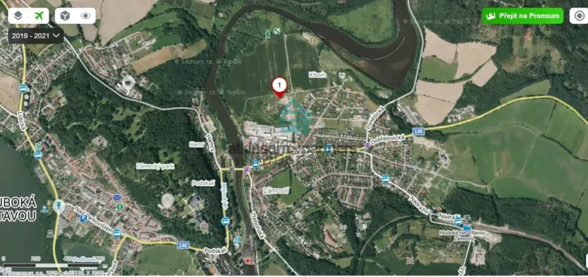 Prodej pozemku, Hluboká nad Vltavou, Masarykova, 959 m2