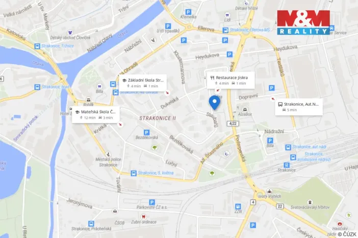 Pronájem bytu 2+1, Strakonice - Strakonice II, Družstevní, 60 m2