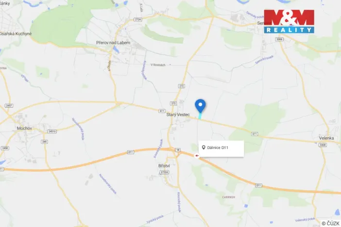 Prodej pole, Starý Vestec, 48734 m2