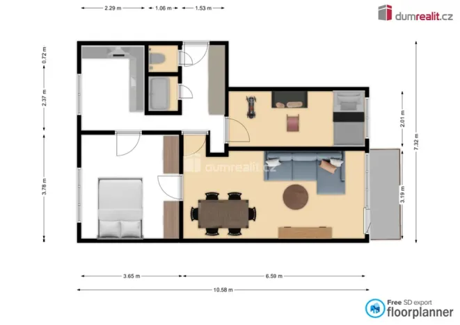 Prodej bytu 3+1, Frenštát pod Radhoštěm, Školská čtvrť, 68 m2
