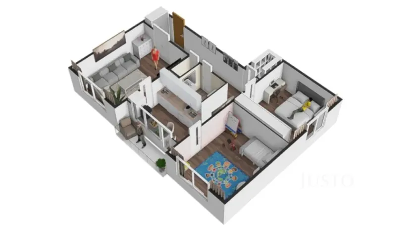 Prodej bytu 3+1, Ústí nad Labem - Střekov, Kamenná, 65 m2