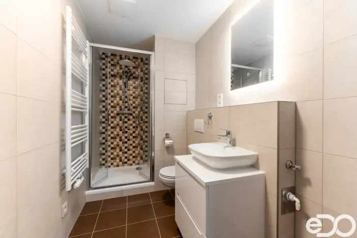 Pronájem bytu 1+kk, Praha - Hlubočepy, Fabiánové, 31 m2