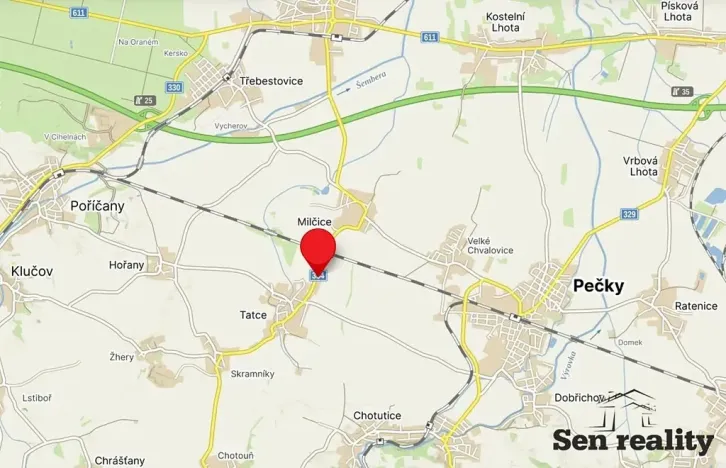 Prodej pozemku pro bydlení, Tatce, Na Stachově, 800 m2