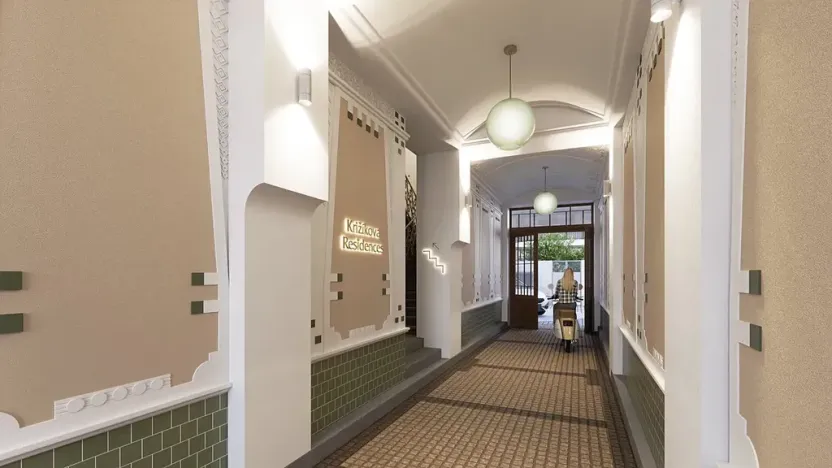 Prodej bytu 1+kk, Praha - Karlín, Křižíkova, 53 m2