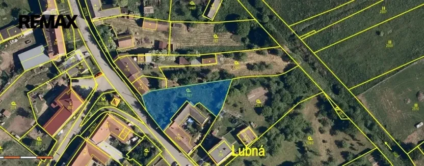 Prodej pozemku pro bydlení, Lubná, 842 m2
