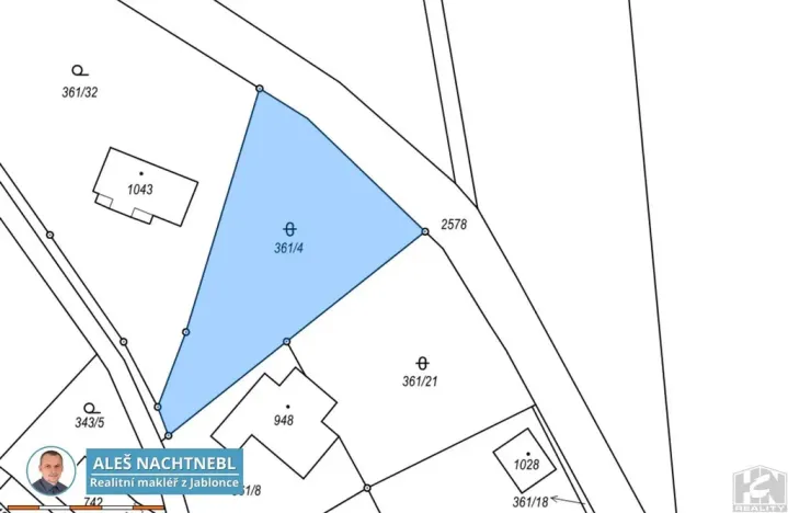 Prodej pozemku, Albrechtice v Jizerských horách, 984 m2