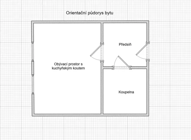 Pronájem bytu 1+kk, Horní Benešov, Příčná, 31 m2