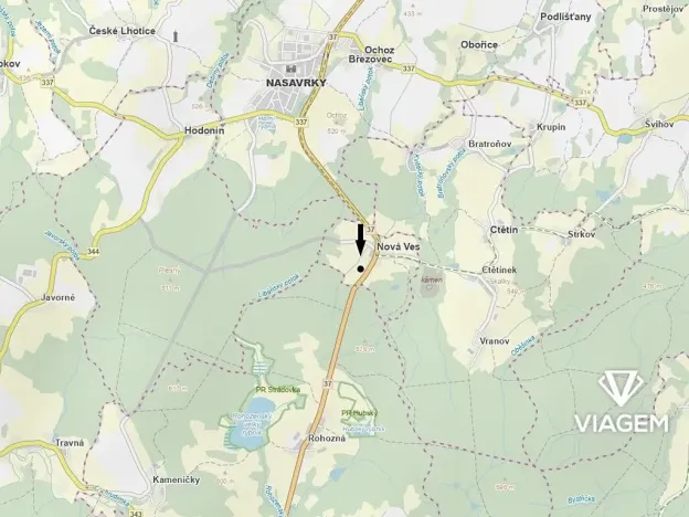 Prodej pole, Nasavrky, 1672 m2