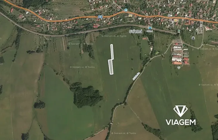 Prodej podílu pole, Střelná, 1151 m2