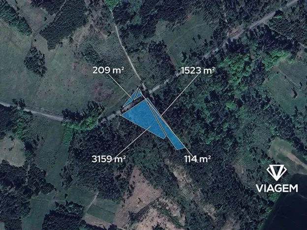 Prodej lesa, Račice, 5005 m2