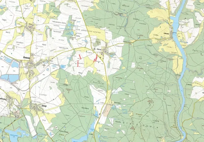 Prodej pole, Olešník, 17371 m2