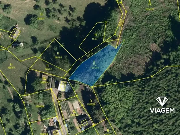 Prodej lesa, Vsetín, Rokytnice, 595 m2