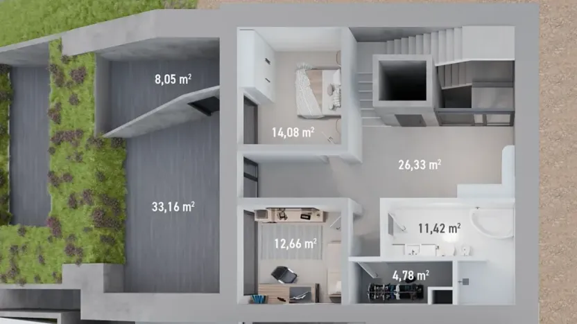 Prodej vily, Brno, Pod Horkou, 561 m2