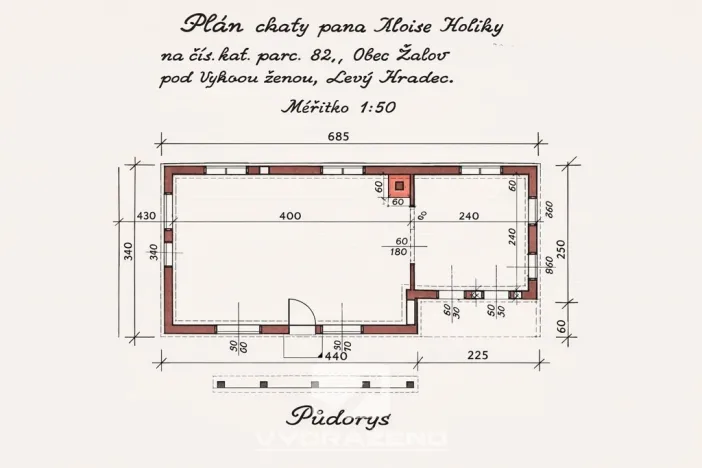 Prodej chaty, Roztoky, 50 m2