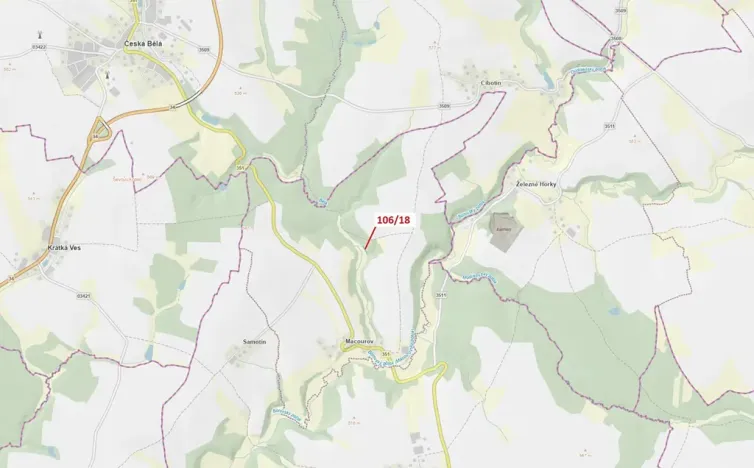 Dražba louky, Žižkovo Pole, 135 m2