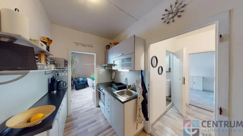 Pronájem bytu 2+kk, Jablonec nad Nisou, Na Vršku, 43 m2