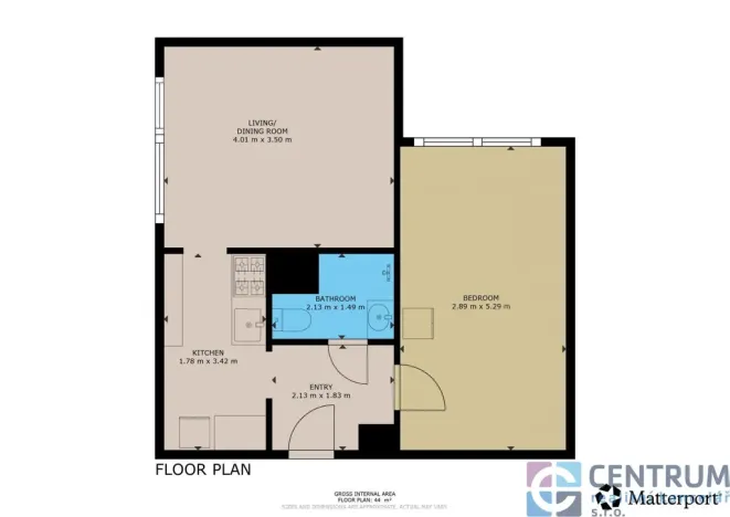 Pronájem bytu 2+kk, Jablonec nad Nisou, Na Vršku, 43 m2