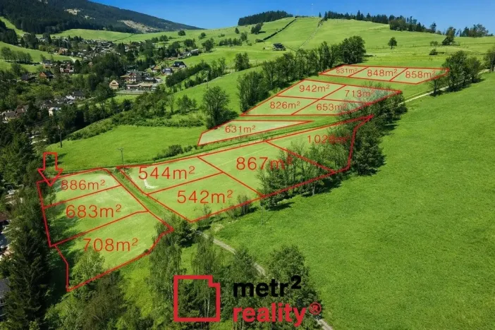 Prodej pozemku pro bydlení, Staré Město, Hynčice pod Sušinou, 886 m2