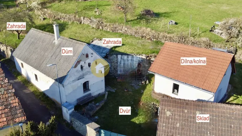Prodej chalupy, Třebohostice - Zadní Zborovice, 43 m2