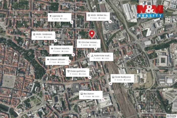 Pronájem bytu 2+kk, České Budějovice - České Budějovice 3, Jeremiášova, 63 m2