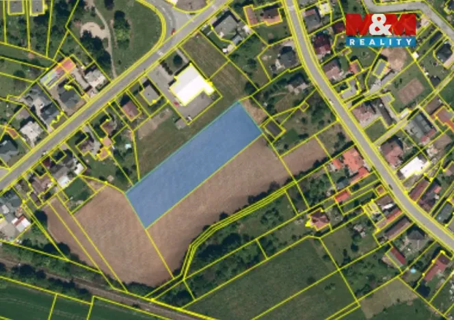Prodej pozemku pro bydlení, Štítina, Palackého, 4204 m2