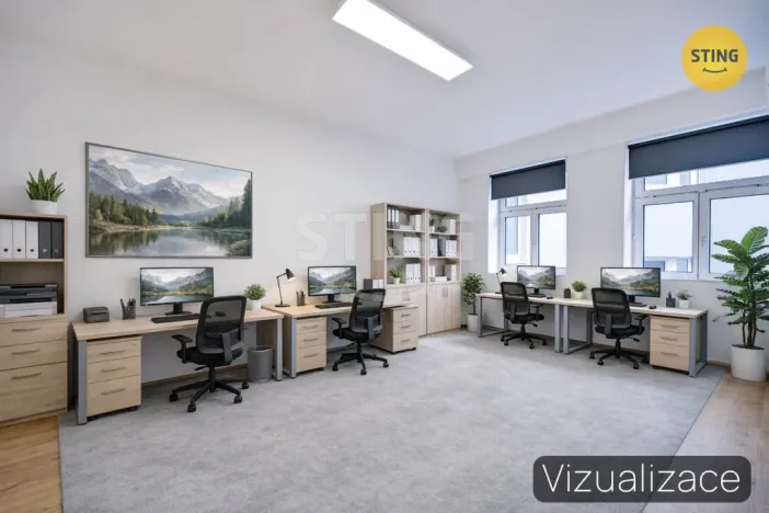 Pronájem kanceláře, Zlín, třída Tomáše Bati, 108 m2