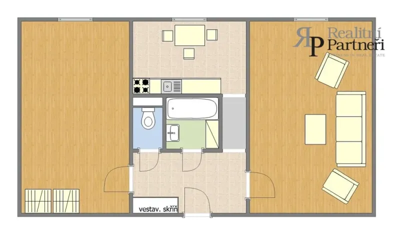 Prodej bytu 2+1, Ostrava, 28. října, 54 m2