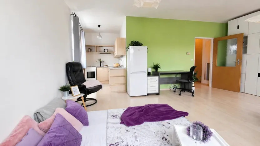 Pronájem bytu 1+kk, Brno, Bešůvka, 38 m2