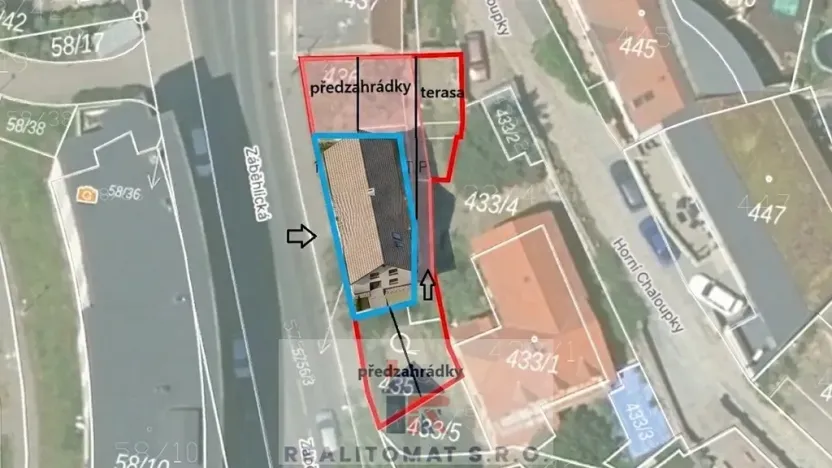 Prodej pozemku pro bydlení, Praha - Záběhlice, Záběhlická, 297 m2