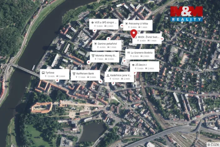 Pronájem bytu 2+1, Děčín - Děčín I-Děčín, Čsl. armády, 62 m2