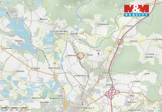 Prodej lesa, Hosín, 5612 m2