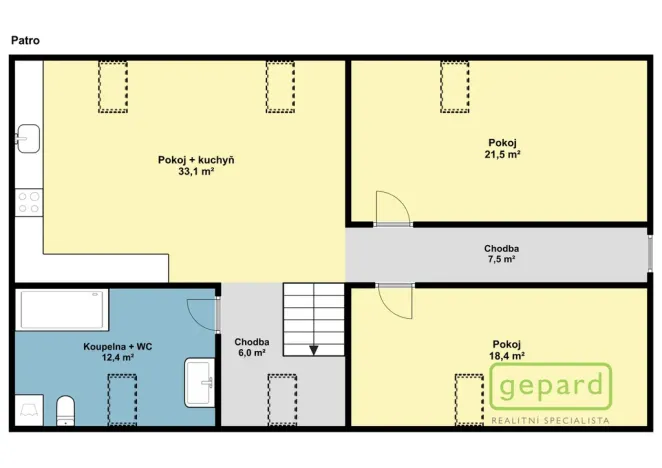 Prodej vícegeneračního domu, Středokluky, Lidická, 569 m2