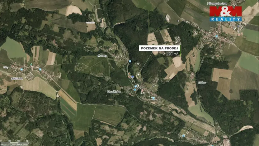 Prodej louky, Stražisko, 3220 m2