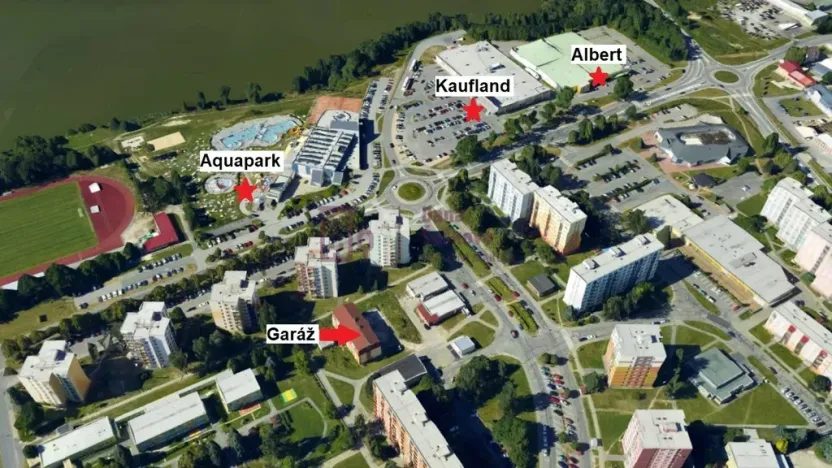 Pronájem garáže, Jindřichův Hradec - Jindřichův Hradec III, sídliště Vajgar, 18 m2