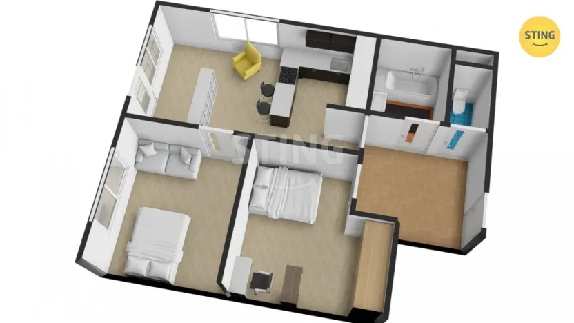 Prodej bytu 3+kk, Český Těšín, Svojsíkova, 57 m2