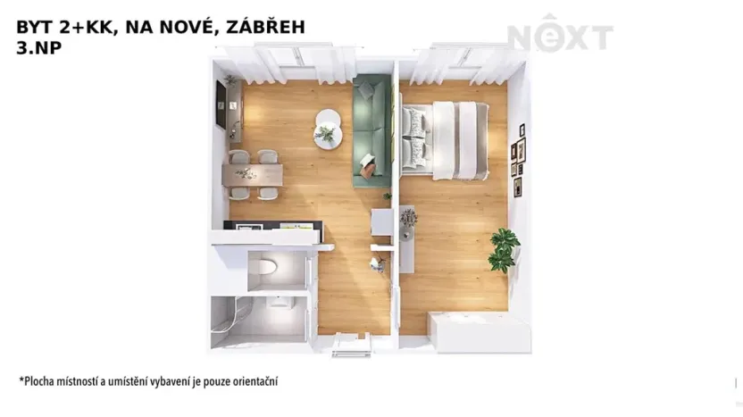 Prodej bytu 2+kk, Zábřeh, Na Nové, 43 m2