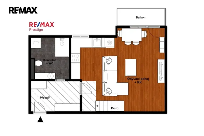Pronájem bytu 2+kk, Praha - Záběhlice, Jabloňová, 49 m2